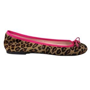 Pretty Ballerinas Women’s Rosario Leopard Pink Ballet Flats Size 36.5 US 6